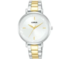 MONTRE LORUS POUR DAME EN ACIER/PVD OR 2 TONS