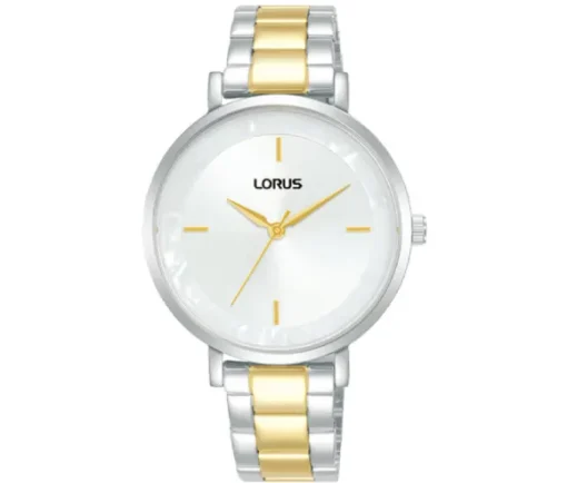 MONTRE LORUS POUR DAME EN ACIER/PVD OR 2 TONS