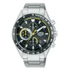 MONTRE LORUS POUR HOMME CHRONOGRAPHE EN ACIER