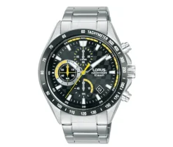 MONTRE LORUS POUR HOMME CHRONOGRAPHE EN ACIER