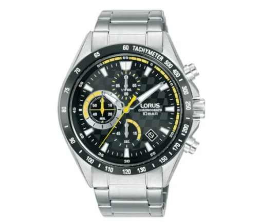 MONTRE LORUS POUR HOMME CHRONOGRAPHE EN ACIER