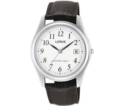 MONTRE LORUS POUR HOMME EN ACIER AVEC BRACELET DE CUIR