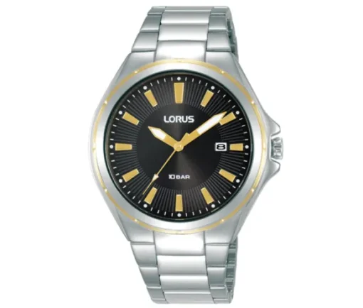 MONTRE LORUS POUR HOMME EN ACIER/PVD OR 2 TONS