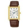 MONTRE LORUS RECTANGULAIRE AVEC BRACELET DE CUIR