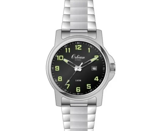 MONTRE ORLÉAN ACIER MINÉRAL
