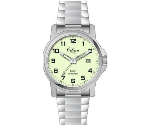 MONTRE ORLEAN ACIER LUMIGLOW