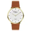MONTRE ORLEAN POUR HOMME AVEC BRACELET DE CUIR