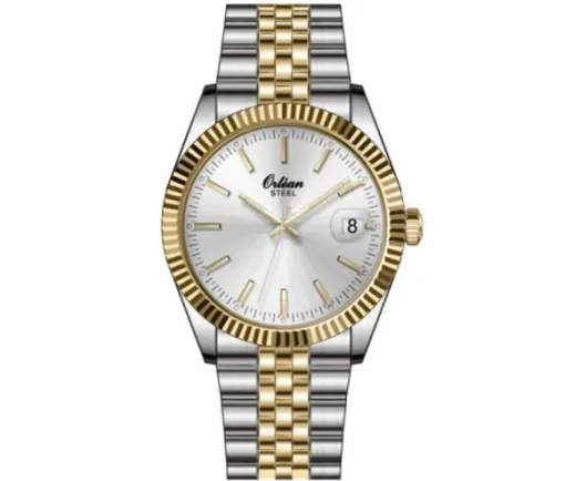 MONTRE ORLEAN POUR HOMME EN ACIER/PVD OR 2 TONS