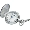 MONTRE POCHE QUARTZ ACIER