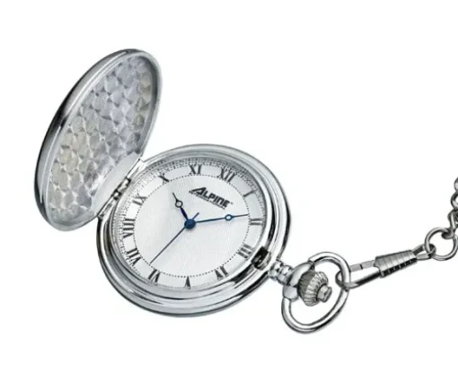 MONTRE POCHE QUARTZ ACIER