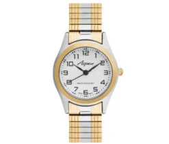 MONTRE POUR DAME ASPEN EN ACIER/PVD OR 2 TONS