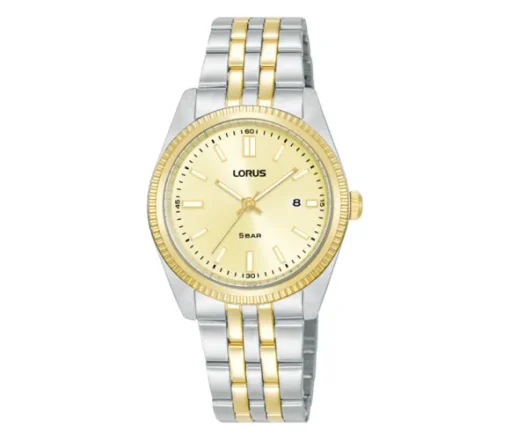 MONTRE POUR DAME LORUS EN ACIER/PVD OR 2 TONS