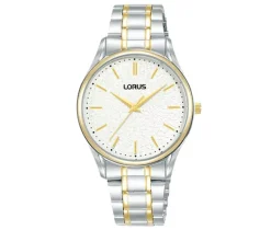 MONTRE POUR DAME LORUS EN ACIER/PVD OR 2 TONS