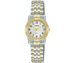 MONTRE POUR DAME LORUS EN ACIER/PVD OR 2 TONS
