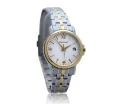 MONTRE POUR DAME SAMUEL BOUKI EN ACIER/PVD OR 2 TONS