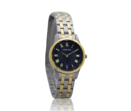 MONTRE POUR DAME SAMUEL BOUKI EN ACIER/PVD OR 2 TONS