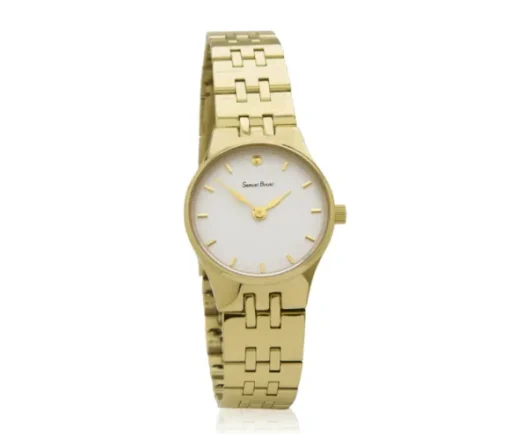 MONTRE POUR DAME SAMUEL BOUKI EN ACIER/PVD OR 2 TONS