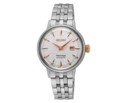 MONTRE POUR DAME SEIKO AUTOMATIQUE PRESAGE COCKTAIL TIME SERTIE DE DIAMANTS