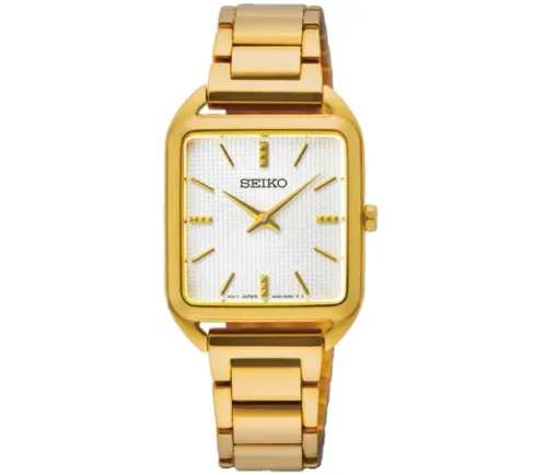 MONTRE POUR DAME SEIKO EN ACIER/PVD OR
