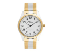 MONTRE POUR HOMME ASPEN EN ACIER/PVD OR 2 TONS
