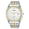 MONTRE POUR HOMME LORUS EN ACIER/PVD OR 2 TONS