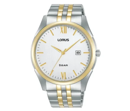 MONTRE POUR HOMME LORUS EN ACIER/PVD OR 2 TONS