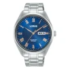 MONTRE POUR HOMME LORUS EN ACIER À MOUVEMENT AUTOMATIQUE