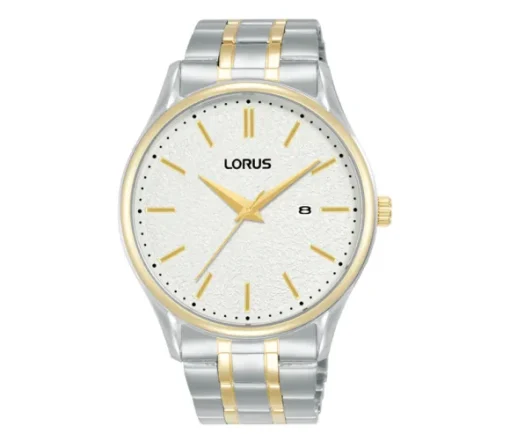 MONTRE POUR HOMME LORUS EN ACIER/PVD OR 2 TONS