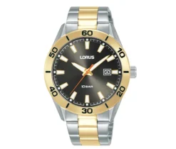 MONTRE POUR HOMME LORUS EN ACIER/PVD OR 2 TONS