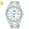 MONTRE POUR HOMME LORUS SOLAIRE EN ACIER