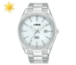 MONTRE POUR HOMME LORUS SOLAIRE EN ACIER