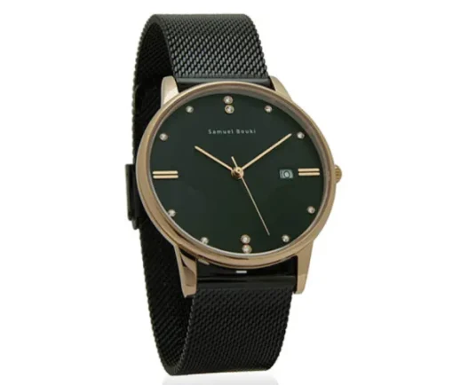 MONTRE POUR HOMME SAMUEL BOUKI EN ACIER À COULEURS VARIÉES