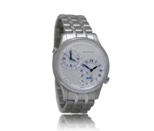 MONTRE POUR HOMME SAMUEL BOUKI EN ACIER AVEC 2 FUSEAUX HORAIRES