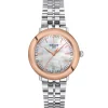 MONTRE TISSOT GLENDORA ACIER ET OR 18K ROSE