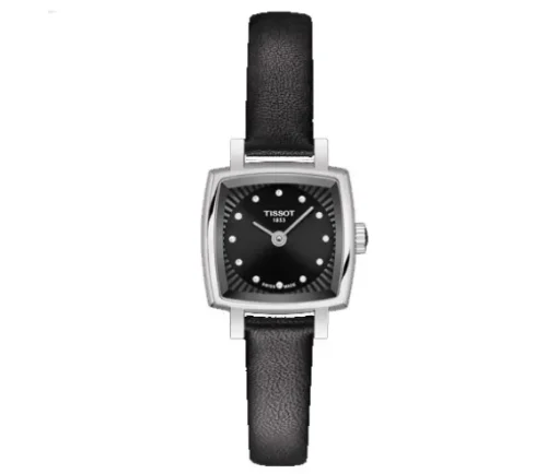 MONTRE TISSOT LOVELY EN ACIER AVEC BRACELET DE CUIR