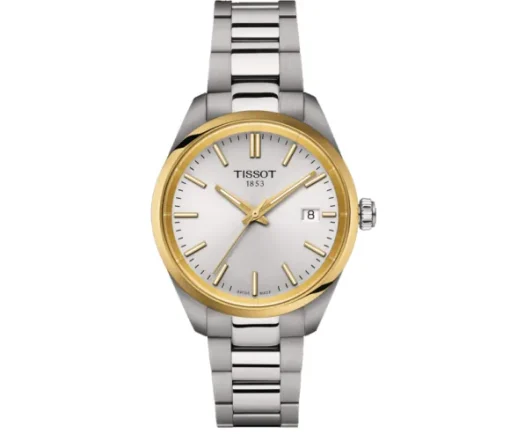 MONTRE TISSOT UNISEXE EN ACIER/PVD OR PR 100 34MM