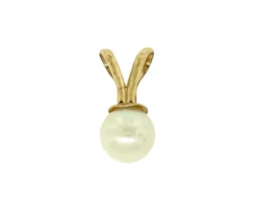 PEND. 14K PERLE CULT. 4-4.5MM