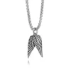 PENDENTIF 2 AILES DpiANGE EN ACIER