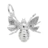 PENDENTIF ABEILLE 3D EN OR OU EN ARGENT