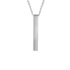 PENDENTIF BAR EN ACIER PERSONNALISABLE