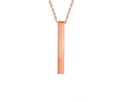 PENDENTIF BAR EN ACIER PERSONNALISABLE
