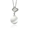 PENDENTIF COEUR EN ARGENT RHODIÉ SERTI DpiUNE PERLE SYNTHÉTIQUE ET DE CUBIQUES ZIRCONIAS