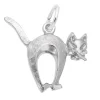 PENDENTIF EN ARGENT CHAT DpiHALLOWEEN