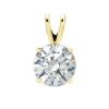 PENDENTIF EN OR 14K SERTI DpiUN DIAMANT DE LABORATOIRE