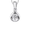 PENDENTIF EN OR 10K SERTI DpiUN DIAMANT CANADIEN