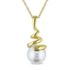 PENDENTIF EN OR SERTI DpiUNE PERLE DE CULTURE