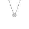 PENDENTIF 14K 9=0,16 DIAMANT SI2 16-18po