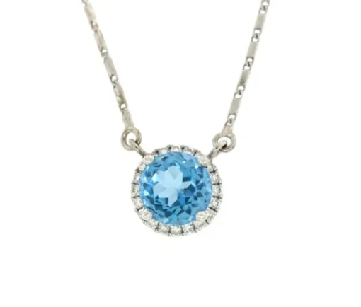 PENDENTIF 10-14K 2,75CT TOP.BLEU 20=0,20