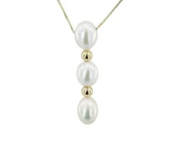 PENDENTIF 14K PERLE EAU DOUCE GOUTTE 8MM