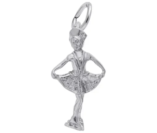 PENDENTIF PATINEUSE EN ARGENT OU EN OR